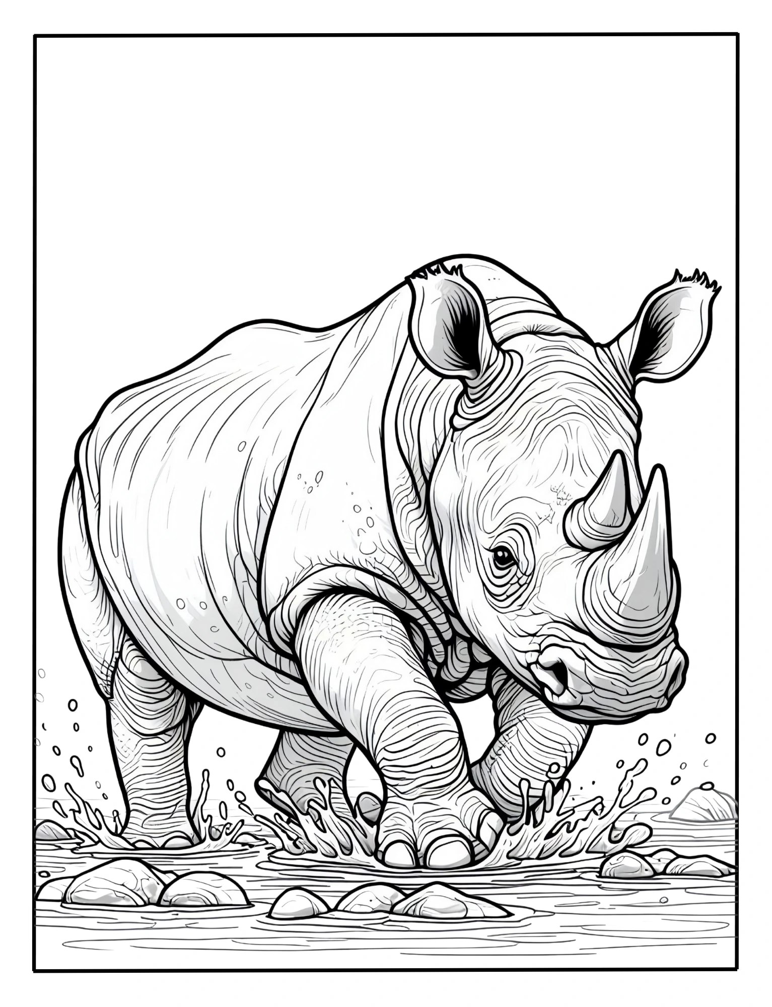 Endangered species coloring pages